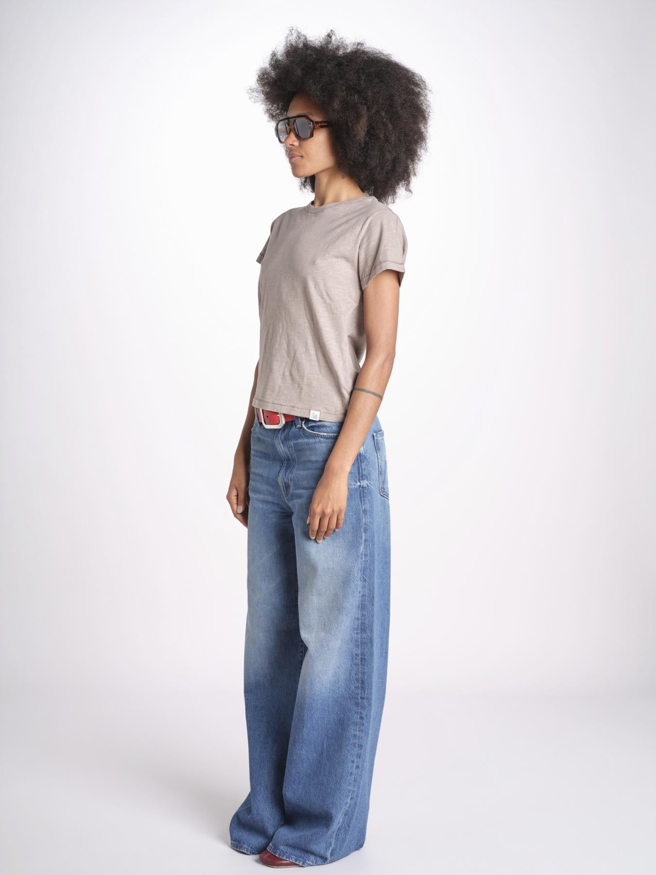 t-shirt girocollo manica corta WSCT20 061 FADED GRAIN merz b 