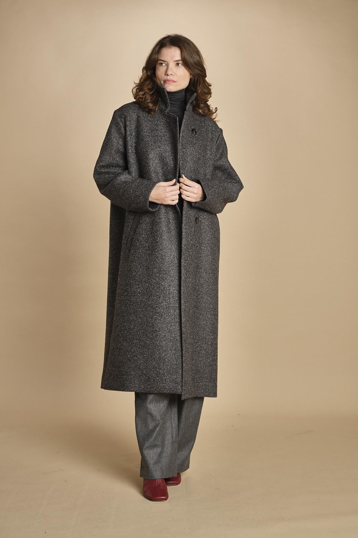 cappotto uomo melange. MAN0156 GRI2125W soeur 