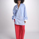 pantalone in seta MOSS MJD244 RED jejia 