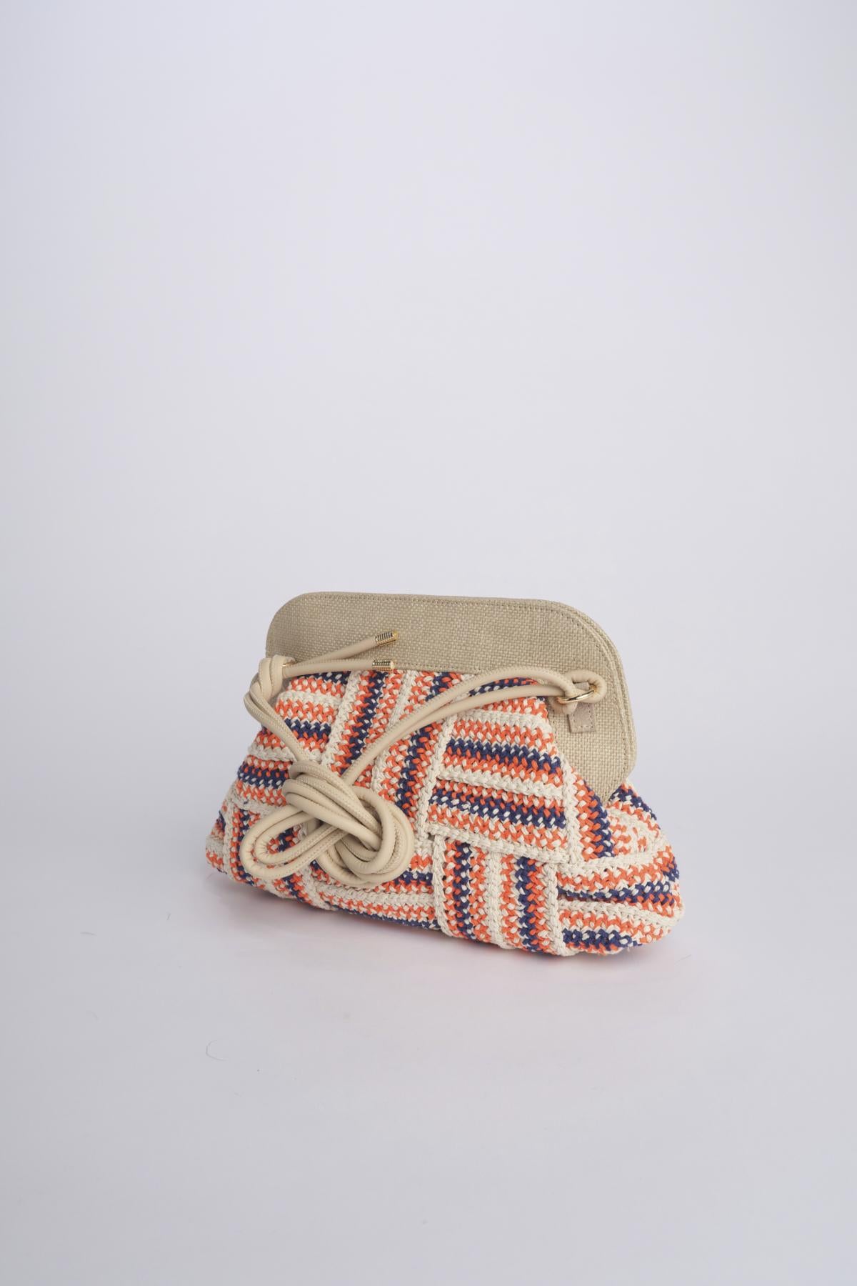 Clutch paglia DALIA MULTI H01 via mail bag 