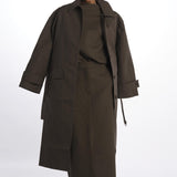 Maglia scollo v dietro HESSE1390 MOSS studio nicholson 
