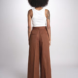 pantalone over PIERA ANN IO115208 DARK TOBACCO BR206 ivy oak 