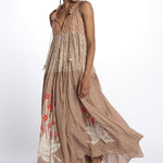 Abito s/m fiori piazzati Maxi Hippydress Sleeveless MHS TD1 CR1 yvonne s. 