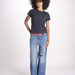 t-shirt girocollo manica corta WSCT20 58 DEEP BLU merz b 