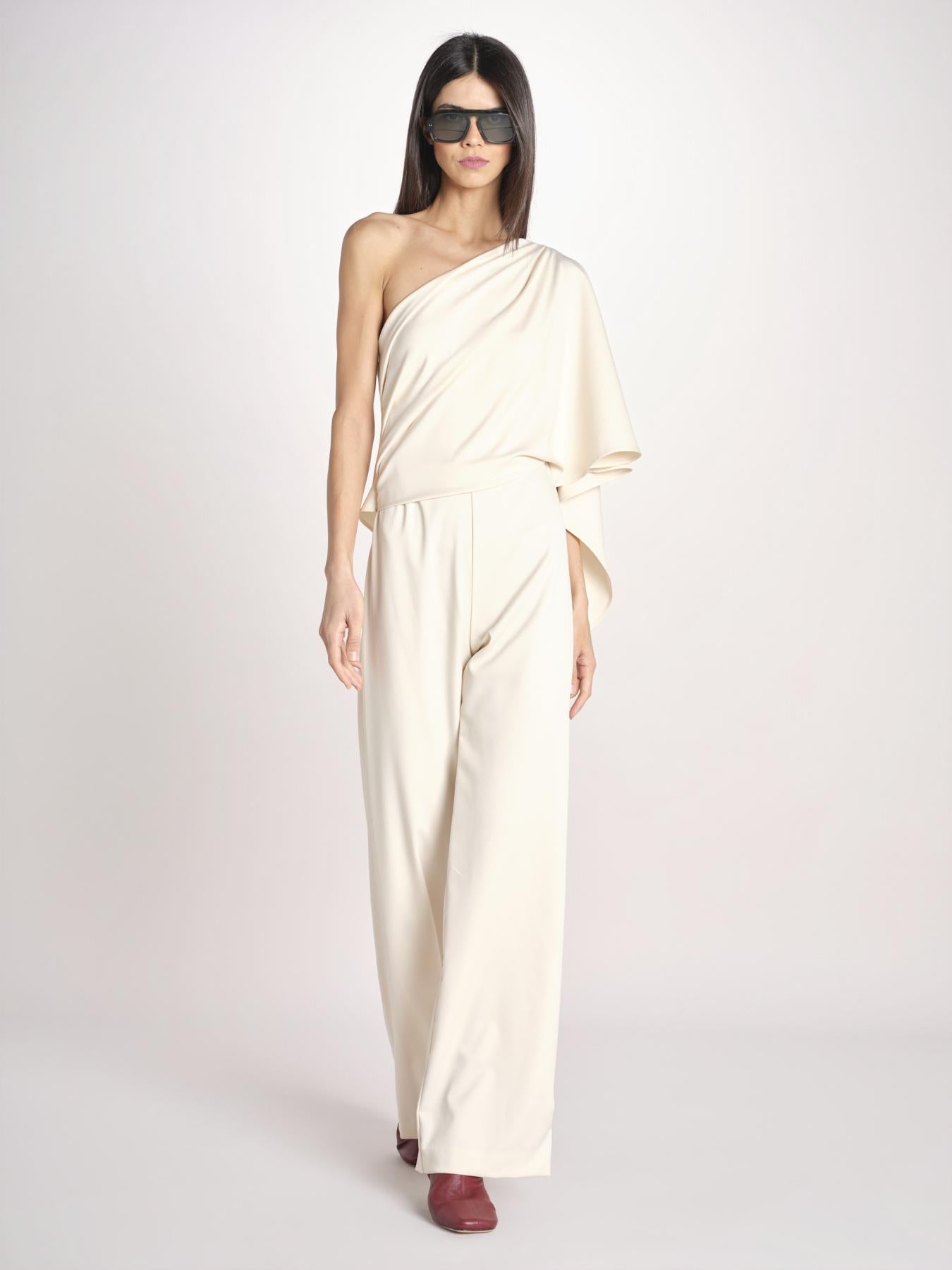 tuta asimmetrica RIO S26-142 004 IVORY oscar 