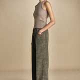 pantalone in velluto cropped ZELDA SILT true avenue 