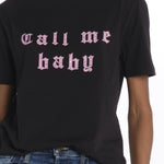 Edwin hc call me baby strass JWTS02804 BLACK zadig & voltaire 