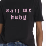 Edwin hc call me baby strass JWTS02804 BLACK zadig & voltaire 