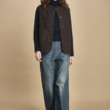 gilet in lana cotta. BLS1504 MAR32 soeur 