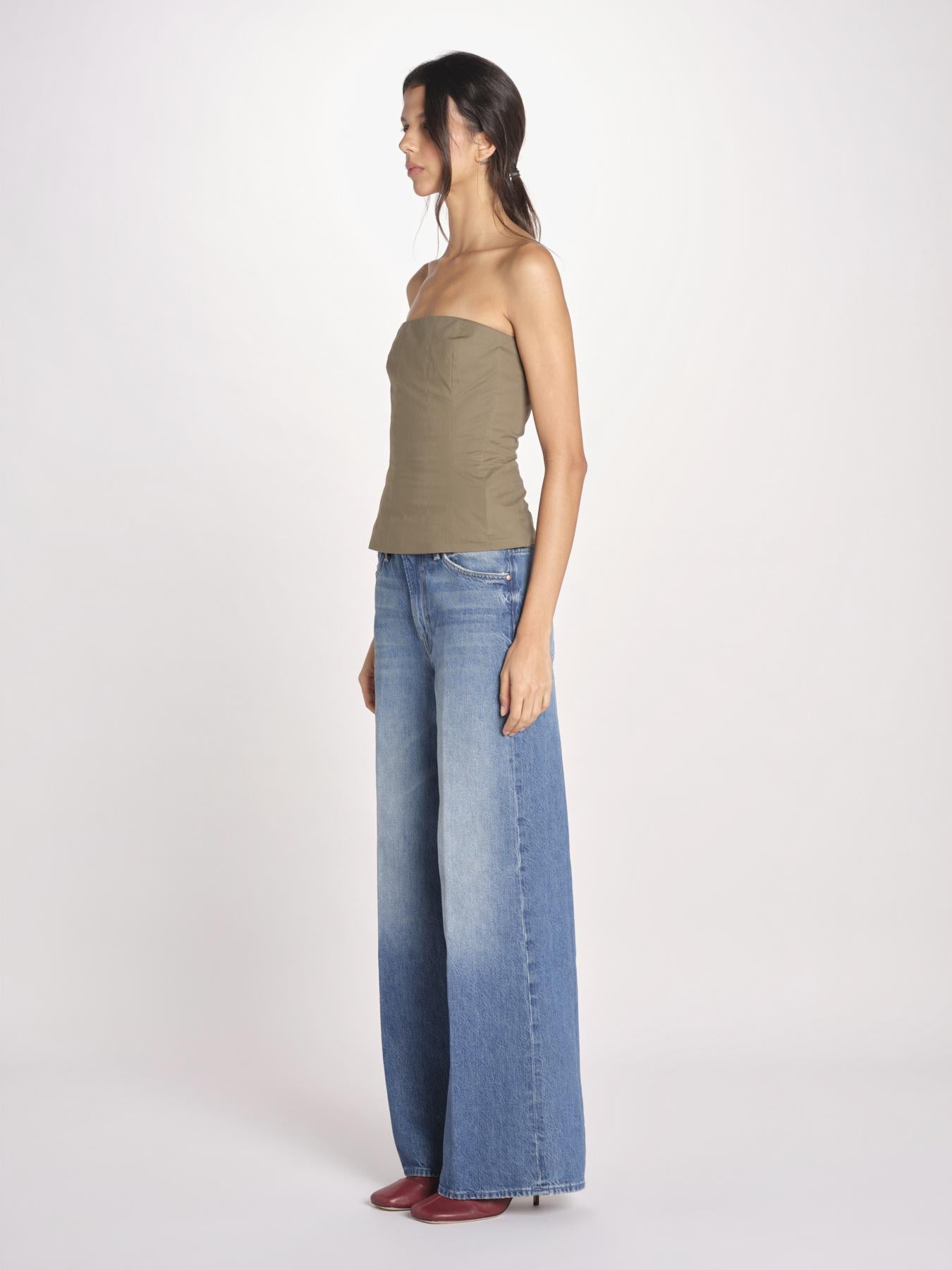 top bustier in cotone 41360-400 MILITY 88 federica tosi 