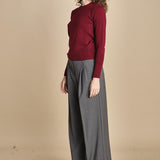 girocollo basic MIL46 25040 BORDEAUX milaura 