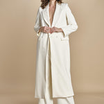 cappotto lungo smoking JIL ANN  IO1100X9049 WH011 ivy oak 