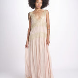 abito lungo con pizzo DOMENICA ROSE mes demoiselles 