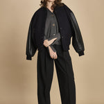 cardigan tre bottoni MIL4A24 25024 GRIGIO SCURO milaura 