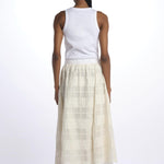 Gonna Jacquard PHOEBE SKIRT WHITELACE jejia 