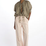 Pantalone MAFALDA pinces denim MAFALDA T.357170 91 quelledue 