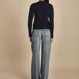 d2501005 girocollo slim by milaura. d2501005 866 BLU milaura 