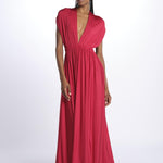 ALLUIM DRESS abito lungo ALLIUM RED nash 