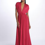 ALLUIM DRESS abito lungo ALLIUM RED nash 