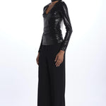  ASOLO SEQUINS-BLACK leTwins 