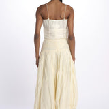 Top spallina+ paillettes CHERIZE TOP ANTIQUEWHITE scarlett poppies 