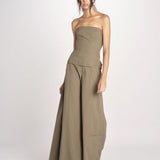 pantalone over in cotone 40811-400 MILITY 88 federica tosi 