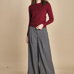 girocollo basic MIL46 25040 BORDEAUX milaura 