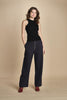 top americano a costine in lana merino