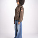 giacca sahariana WWOW01723 MOSS 311 zadig & voltaire 