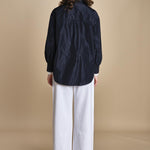 camicia in taffetas 5N25 BLU aspesi 