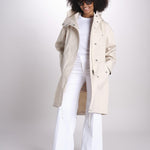 parka con cappuccio LR-1061/D 8Z05 OFF WHITE mackintosh 