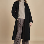 CELIA cappotto vestaglia double IO111046 BK999 ivy oak 