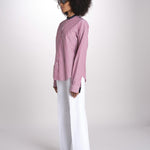 camicia a righe con collo guru MICA5630 BB milaura 