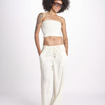 pantalone con coulisse SUMBAWAIVR IVOIRE laraethnics 