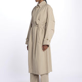 Trench cotone linen coat 252-1003 6202 vis a vis 