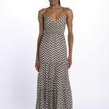 S25022BLACKANDWHITE sundress