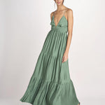 abito lungo con anello WASTA VERT ba&sh 