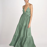 abito lungo con anello WASTA VERT ba&sh 