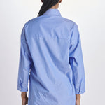  JDPF23SR15012993MAGGIESHIRT1 BLUE COTTON jejia 