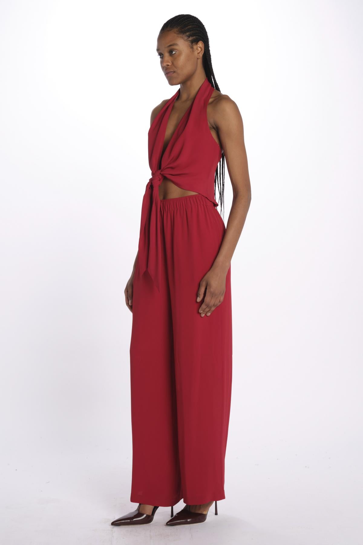 Top con nodo 41352-412 LAMPONE federica tosi 