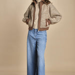 giubbino maglia con zip RABEL MARRON ba&sh 