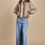 giubbino maglia con zip RABEL MARRON ba&sh 