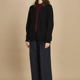 Cardigan ovetto D2200518 NERO milaura 