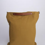 OPTIMISTE + ALICE  Bag tracolla tela verticale + pelle OPCOMUS MUSTARD my bob 