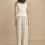 pantaloni a quadri TRAVEL CHECK BORD crida 