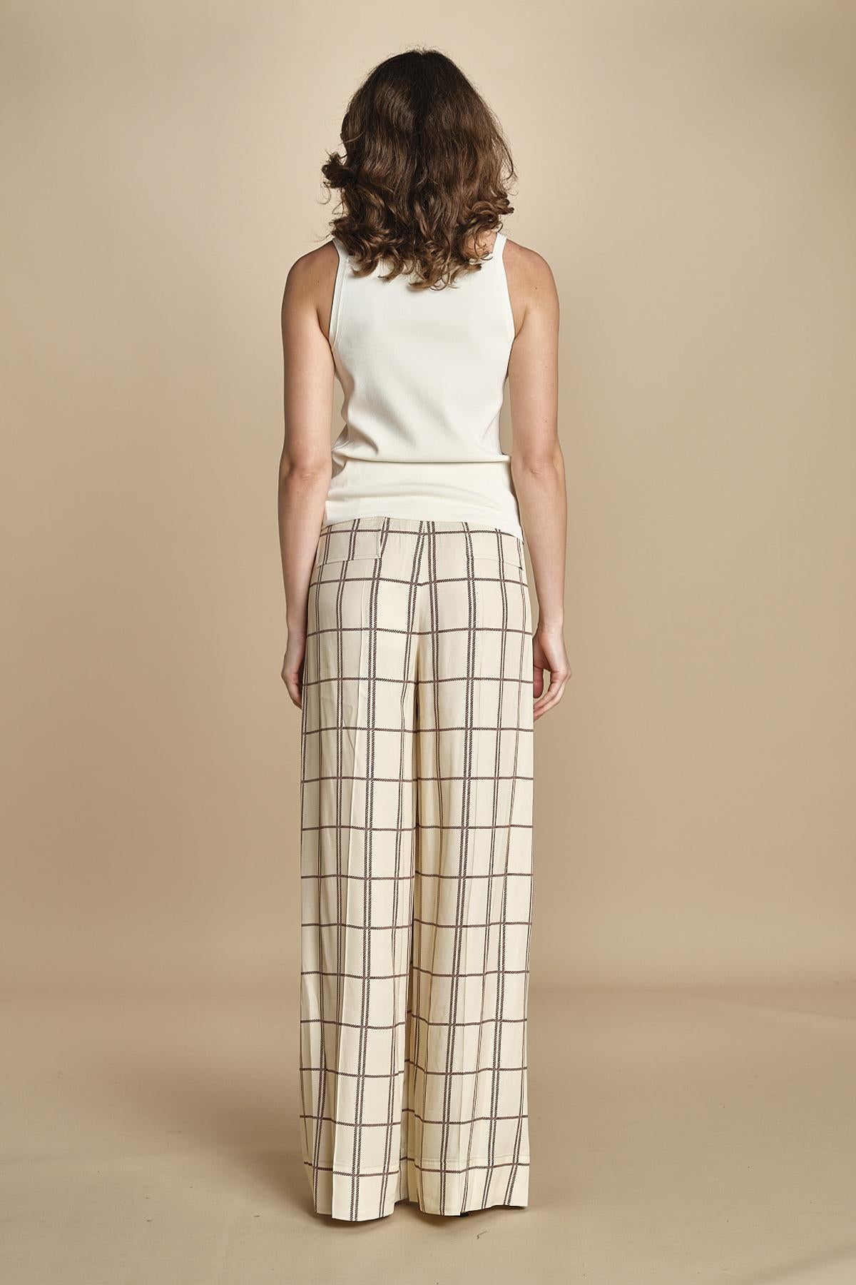 pantaloni a quadri TRAVEL CHECK BORD crida 