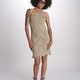 abito lungo in crochet 2610 GOLD nima 