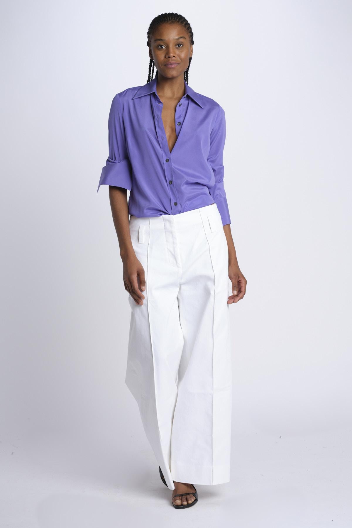 Camicia uomo seta colorata CA3382 8 milaura 