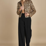 giacca corta in paillettes L0245265 M301 n21 