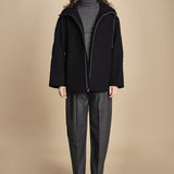pantalone in tela con 2 pinces ACUNA SNW SLATE MELANGE studio nicholson 
